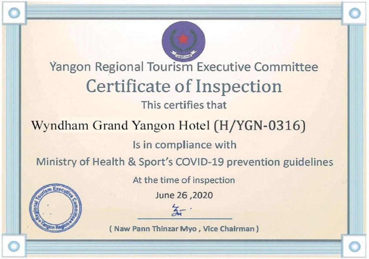 Wyndham Grand Yangon Exterior foto